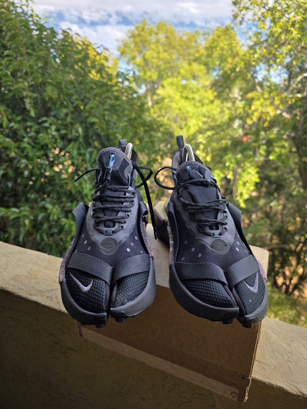 Nike ISPA Drifter Split Iron Grey Black Tabi Sneakers AV0733-002